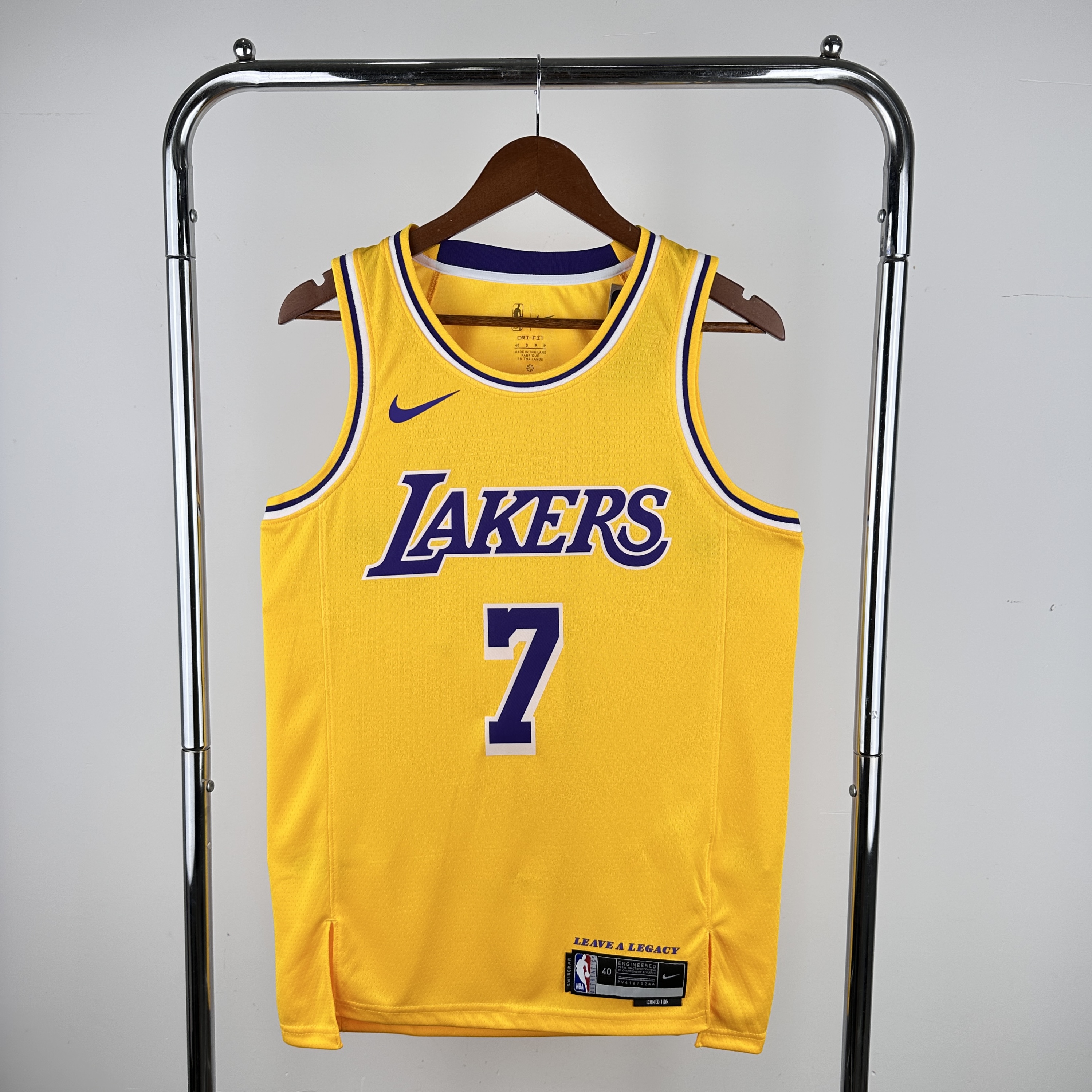Men Los Angeles Lakers #7 Anthony Stitched yellow Nike NBA 2024 Jersey->minnesota timberwolves->NBA Jersey